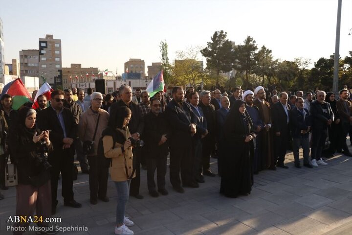 Photos: Tabriz media activists, journalists gather in support of oppressed people of Gaza