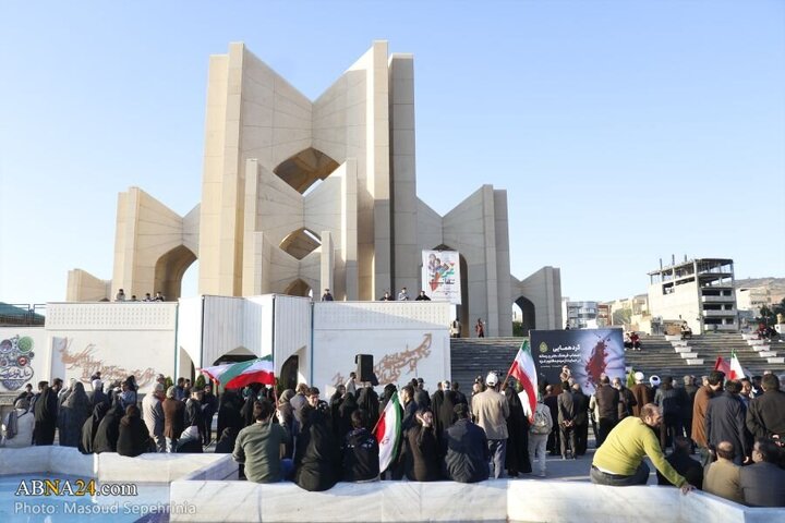 Photos: Tabriz media activists, journalists gather in support of oppressed people of Gaza