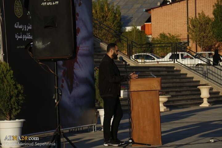 Photos: Tabriz media activists, journalists gather in support of oppressed people of Gaza