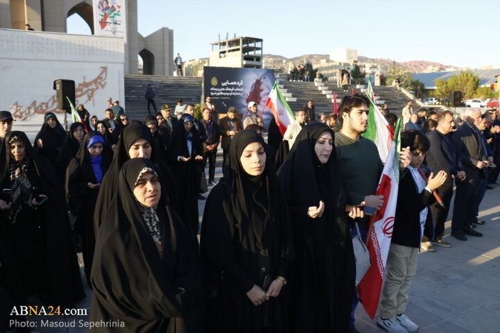Photos: Tabriz media activists, journalists gather in support of oppressed people of Gaza
