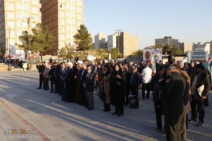 Photos: Tabriz media activists, journalists gather in support of oppressed people of Gaza