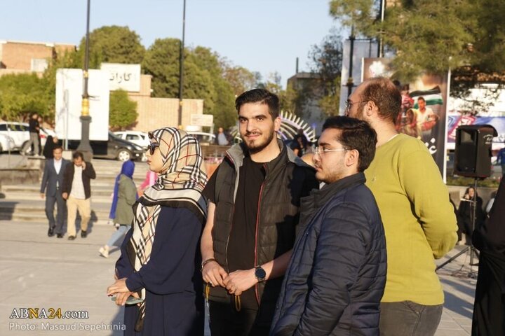 Photos: Tabriz media activists, journalists gather in support of oppressed people of Gaza