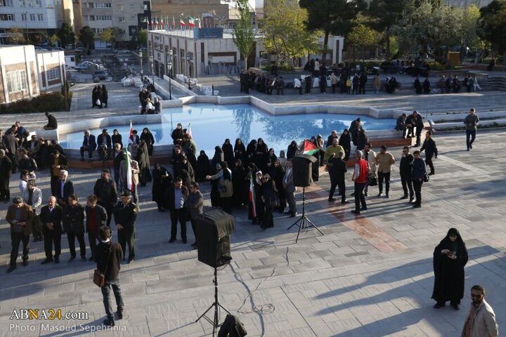 Photos: Tabriz media activists, journalists gather in support of oppressed people of Gaza