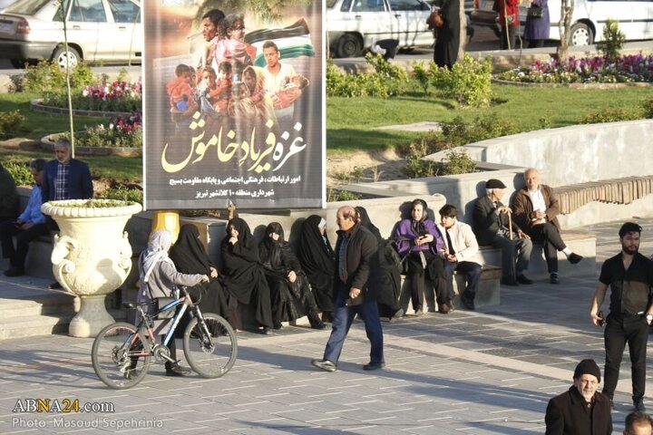 Photos: Tabriz media activists, journalists gather in support of oppressed people of Gaza