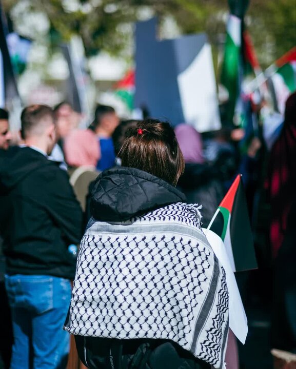 تظاهرات در حمایت از فلسطین در پایتخت آلبانی