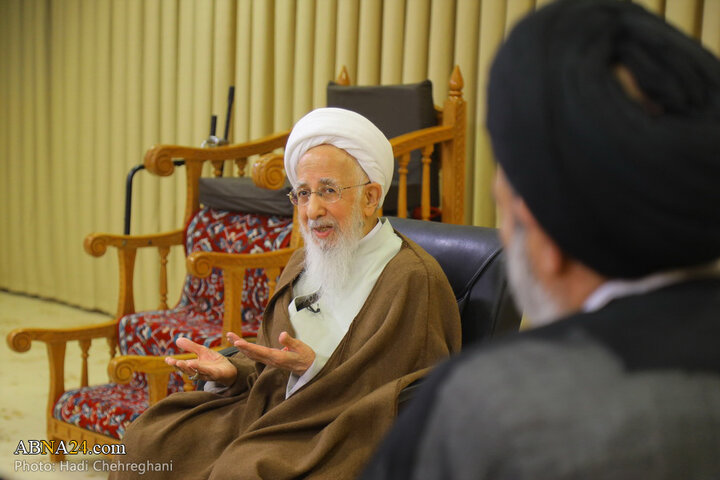 دیدار با آیت الله جوادی آملی