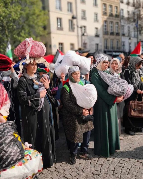 مشاهد من مظاهرات وفعاليات في باريس نصرة لـ "فلسطين" وأهل غزة