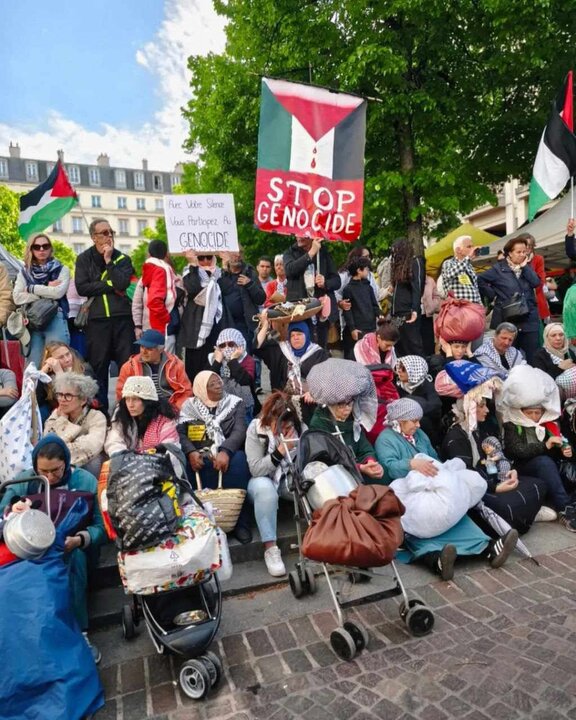 مشاهد من مظاهرات وفعاليات في باريس نصرة لـ "فلسطين" وأهل غزة