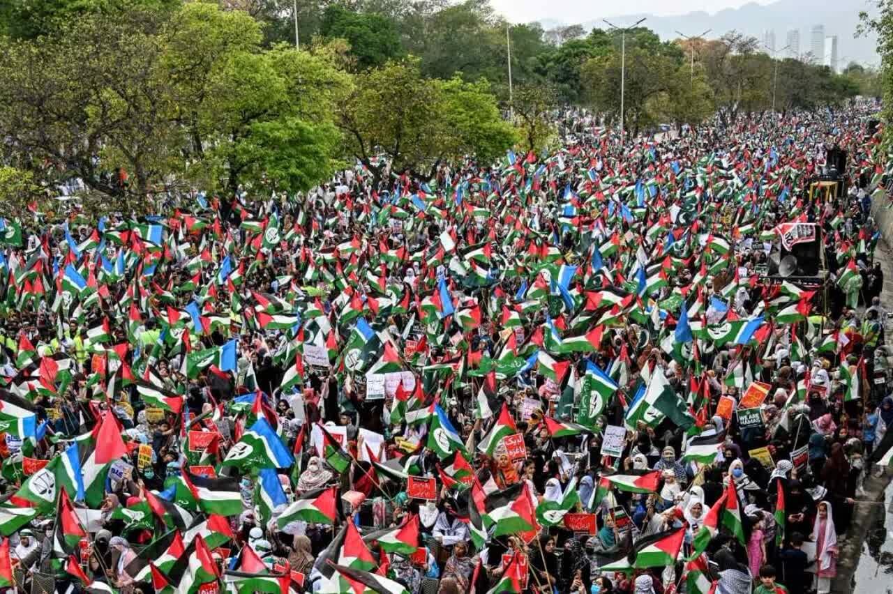 Maandamano ya “Gaza” Islamabad: Hafidh Naeem atoa wito wa mgomo wa kitaifa na kususia bidhaa za Israel