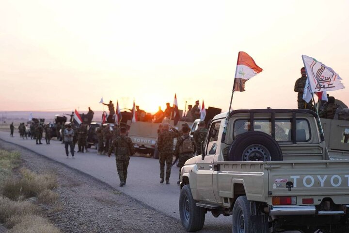 الحشد الشعبي والقوات الأمنية يطلقان عملية أمنية واسعة في حمرين