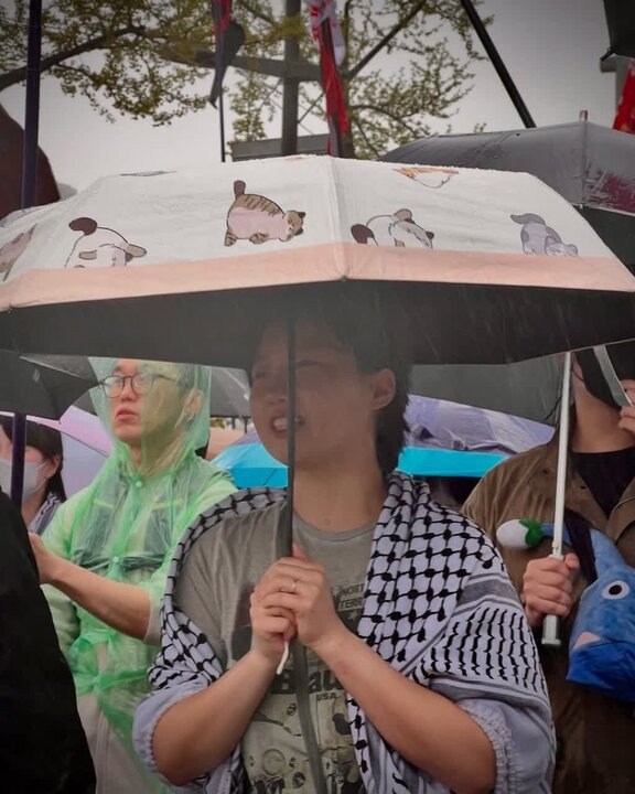 Photos: Demonstration in support of Palestine held in Seoul, South Korea