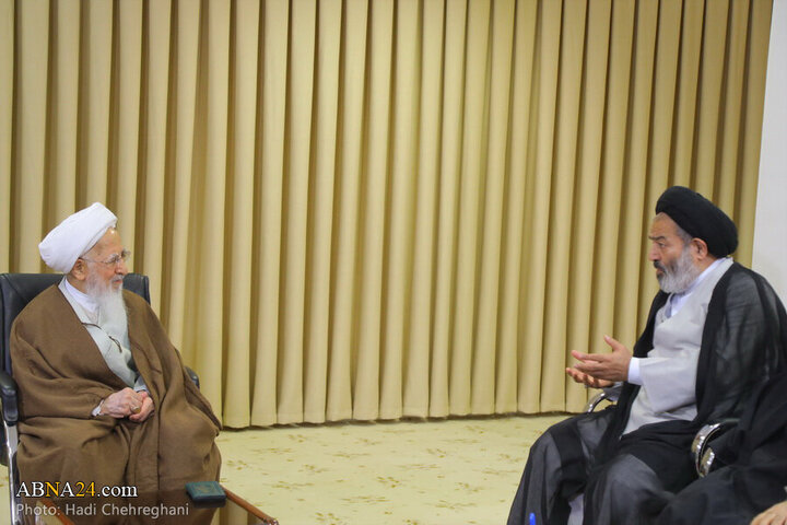 Photos: Iran's Hajj official meets with Ayatollah Javadi Amoli