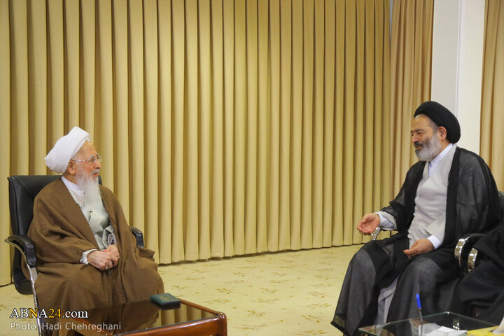 Photos: Iran's Hajj official meets with Ayatollah Javadi Amoli