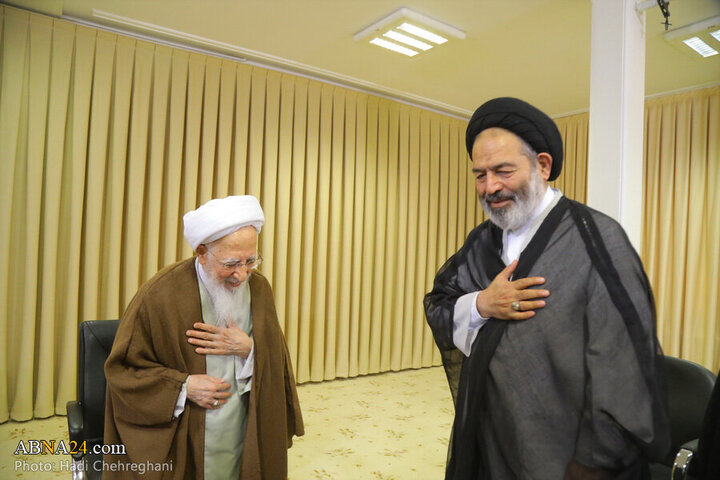 Photos: Iran's Hajj official meets with Ayatollah Javadi Amoli
