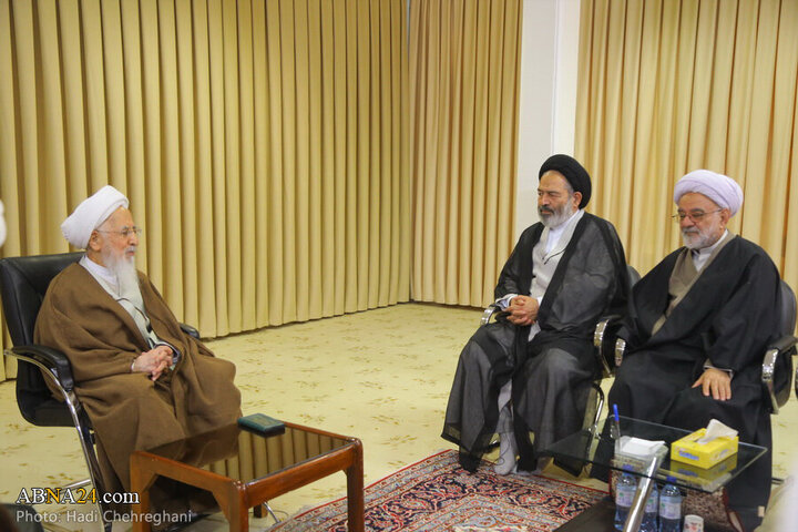 Photos: Iran's Hajj official meets with Ayatollah Javadi Amoli