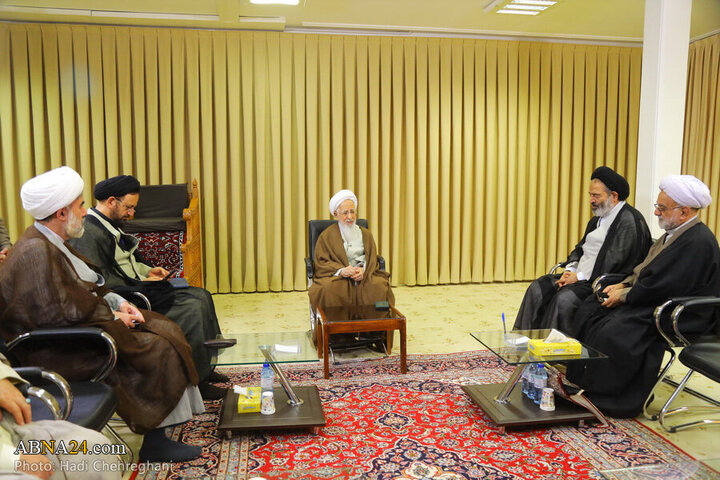 Photos: Iran's Hajj official meets with Ayatollah Javadi Amoli