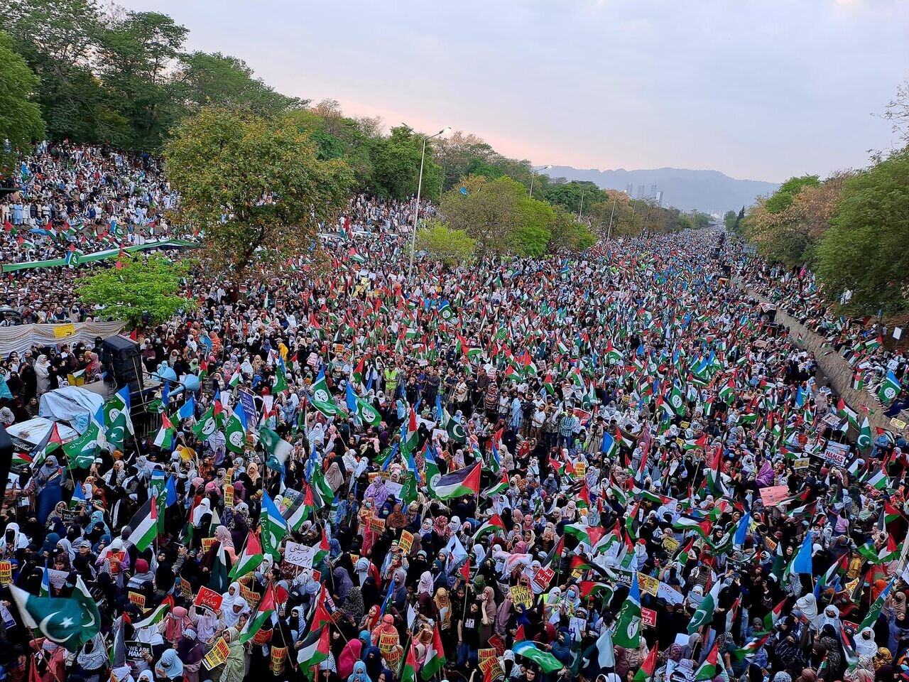 Pro-Palestinian protest held in Pakistan’s Islamabad