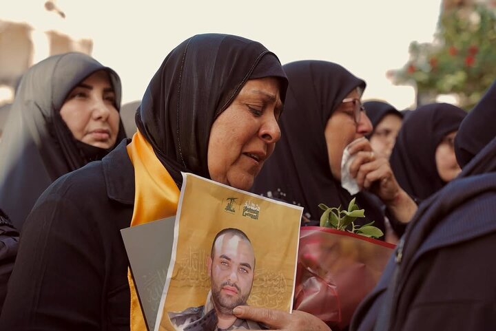 Photos: Funeral ceremony of 2 Hezbollah martyrs held in Al-Khiyam, Lebanon