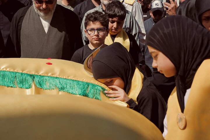 Photos: Funeral ceremony of 2 Hezbollah martyrs held in Al-Khiyam, Lebanon
