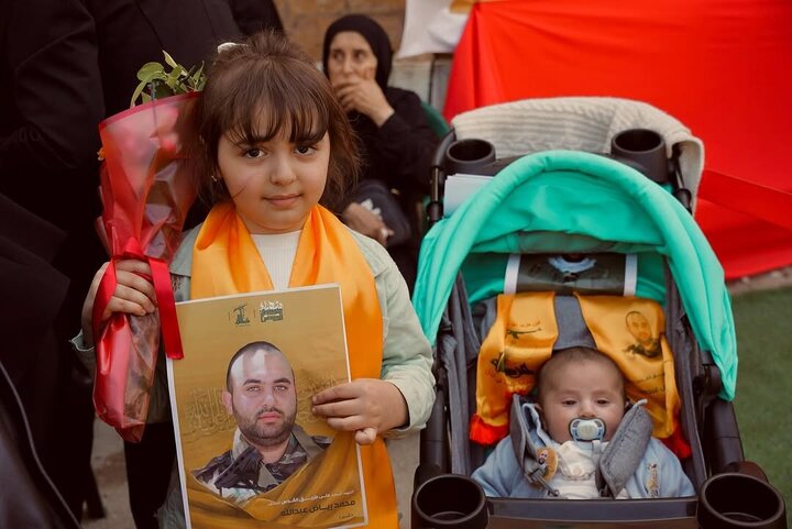 Photos: Funeral ceremony of 2 Hezbollah martyrs held in Al-Khiyam, Lebanon