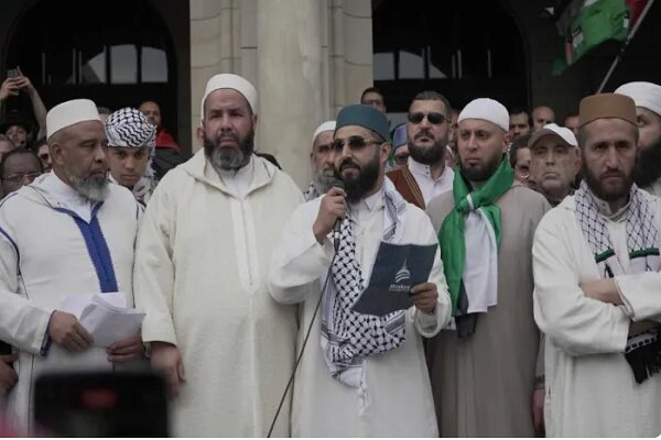 Dutch Imams lead protest against Israel's war on Gaza in Rotterdam