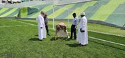 Dr. Ali Taqavi, Mwakilishi wa Jamiat Al-Mustafa (s)Tanzania, akiambatana na Sheikh Dr. Alhad Mussa Salum watembelea uwanja wa Michezo Zanzibar + Picha