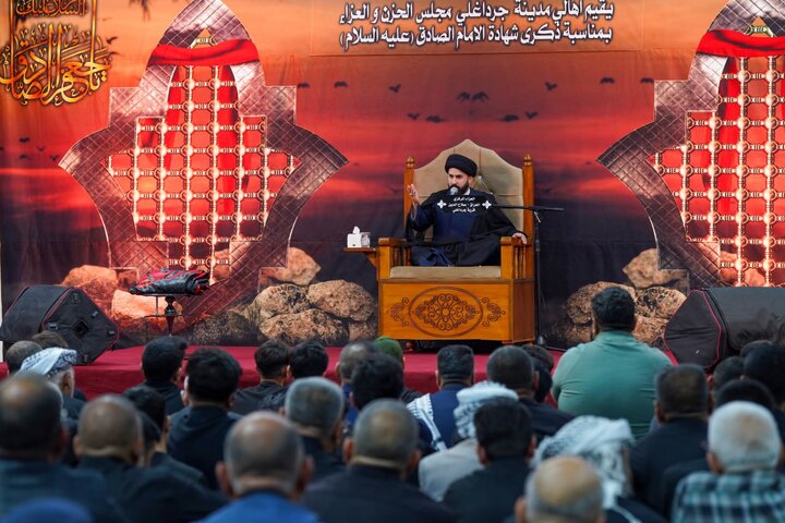 مراسم عزاداری شهادت امام صادق