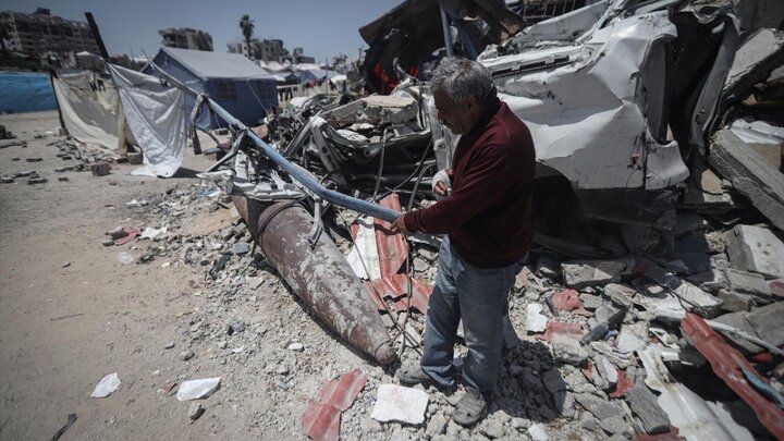 تقرير مصور/ مخلفات حربية للكيان الصهيوني في غزة تهديد أرواح المدنيين