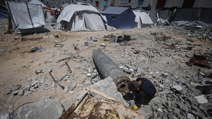 تقرير مصور/ مخلفات حربية للكيان الصهيوني في غزة تهديد أرواح المدنيين