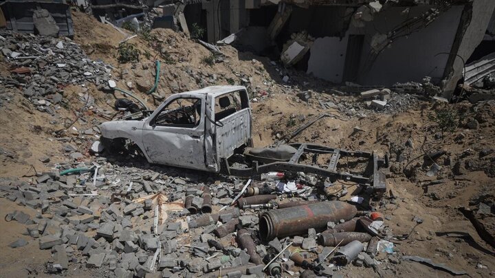 تقرير مصور/ مخلفات حربية للكيان الصهيوني في غزة تهديد أرواح المدنيين