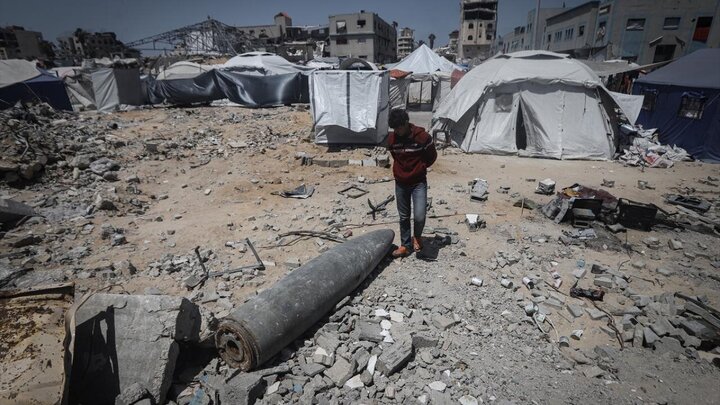 تقرير مصور/ مخلفات حربية للكيان الصهيوني في غزة تهديد أرواح المدنيين