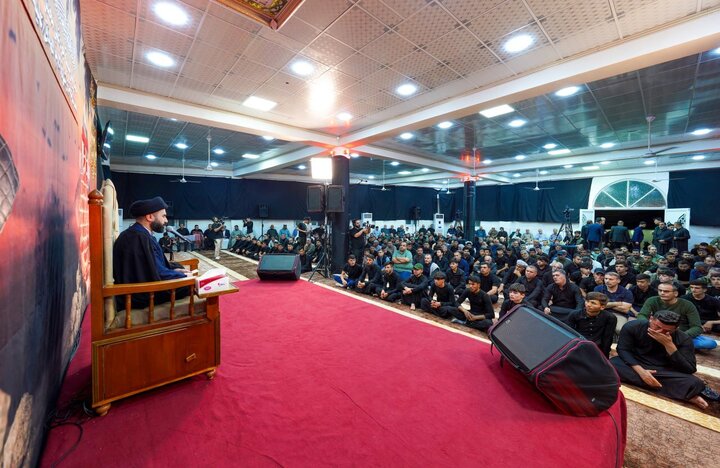Photos: Imam Sadiq mourning ceremony held in "Jardaghli" village in Iraq
