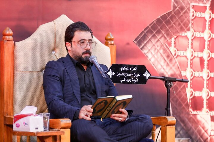 تقرير مصور/ العتبة العسكرية تقيم مجلس عزاء شهادة الإمام الصادق (ع) في أحدى قرى صلاح الدين العراقية