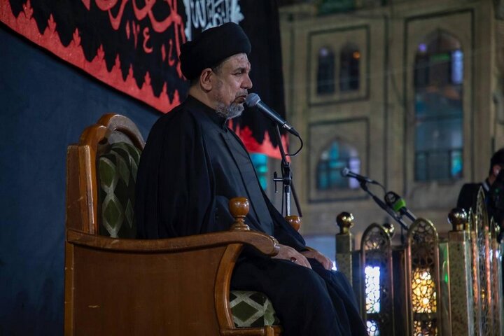 مراسيم رفع راية الحزن بذكرى شهادة الإمام الصادق (عليه السلام) في كربلاء المقدسة