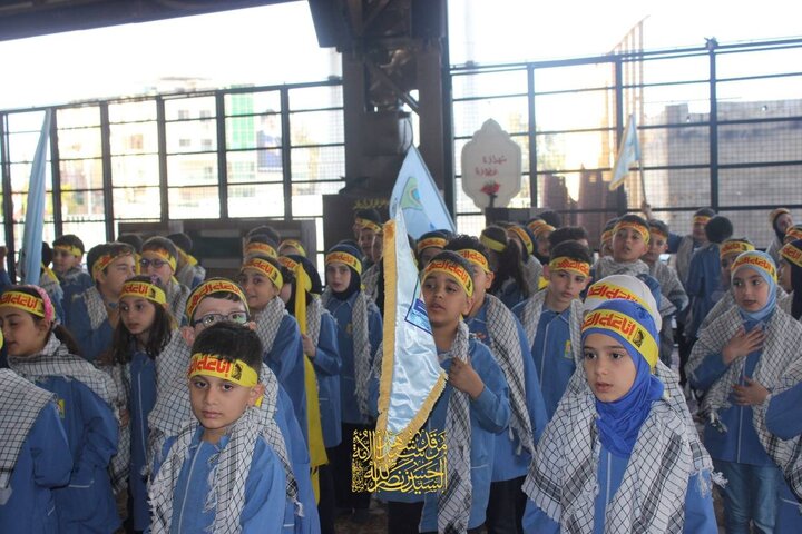 Rapora Wêneyên |Bi sedan xwendekarên Lubnanî çûn ser gora şehîd Hesen Nesrullah