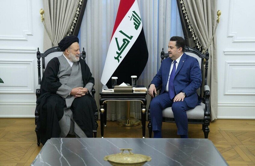 رئيس الهيئة العلمائية لأتباع أهل البيت(ع) السوري يلتقي رئيس الوزراء العراقي في بغداد