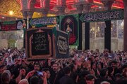 تقرير مصور/ تشييع النعش الرمزي للإمام الصادق (عليه السلام) في كربلاء المقدسة
