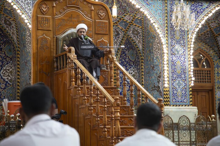 تقرير مصور/ العتبة العباسية المقدسة تقيم برنامج عزائي بذكرى شهادة الإمام جعفر الصادق (ع)