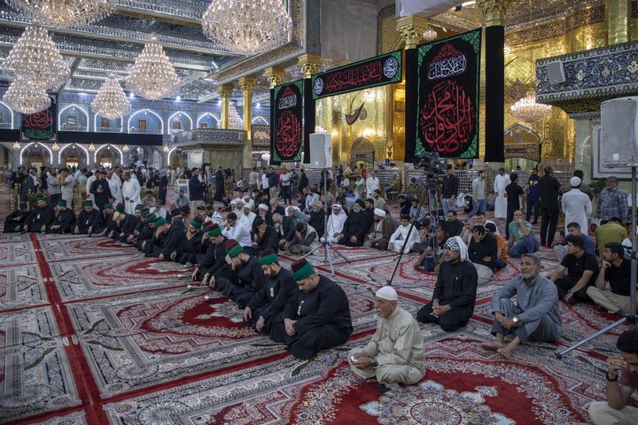 تقرير مصور/ العتبة العباسية المقدسة تقيم برنامج عزائي بذكرى شهادة الإمام جعفر الصادق (ع)