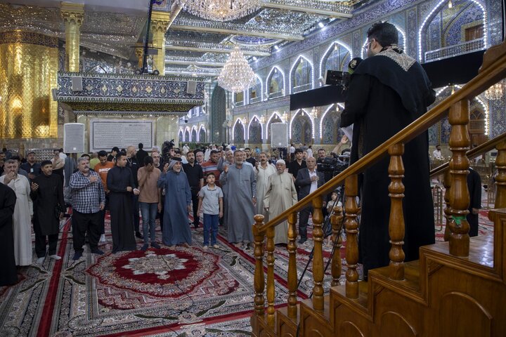 تقرير مصور/ العتبة العباسية المقدسة تقيم برنامج عزائي بذكرى شهادة الإمام جعفر الصادق (ع)
