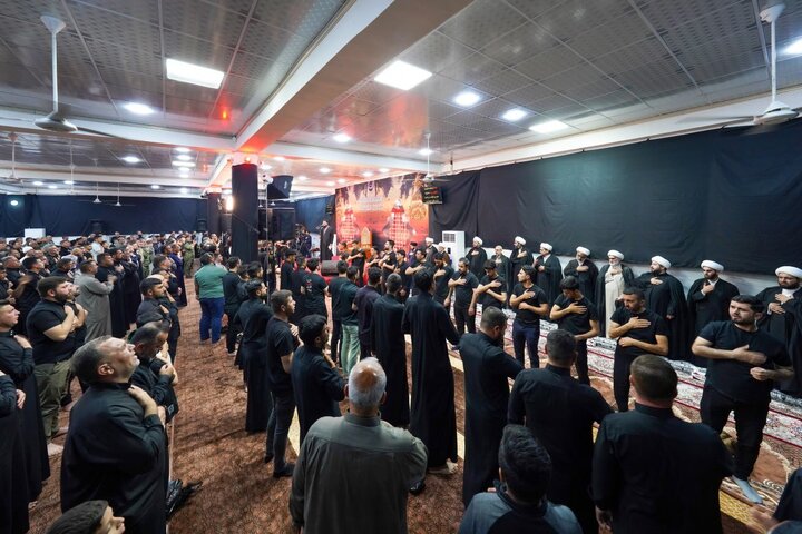 Wêneya nûçeyan|Merasîma şînê ji Bimebesta salvegera şehîdbûna Îmam Sadiq (S.X) li gundê Cerdexlî yê Iraqê
