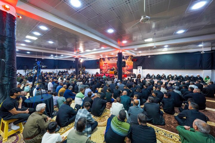 Wêneya nûçeyan|Merasîma şînê ji Bimebesta salvegera şehîdbûna Îmam Sadiq (S.X) li gundê Cerdexlî yê Iraqê