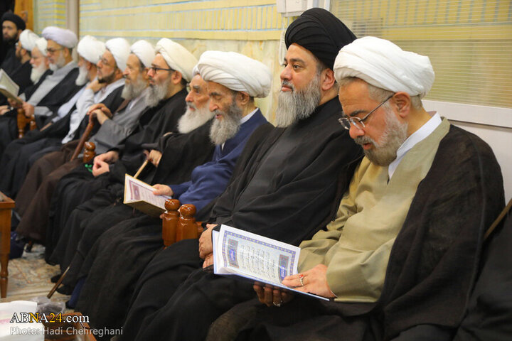 مراسيم الذكرى التاسعة عشرة لرحيل آية الله الميرزا جواد التبريزي بقم