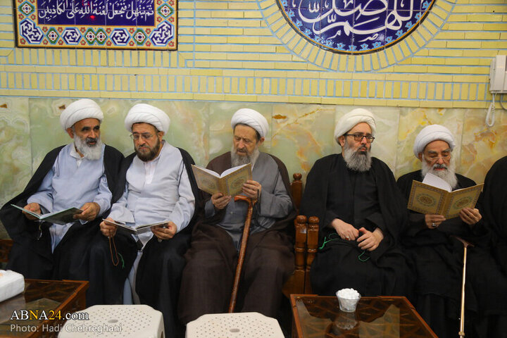 مراسيم الذكرى التاسعة عشرة لرحيل آية الله الميرزا جواد التبريزي بقم