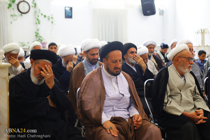 عزاداری شهادت امام صادق با حضور آیت الله نوری همدانی