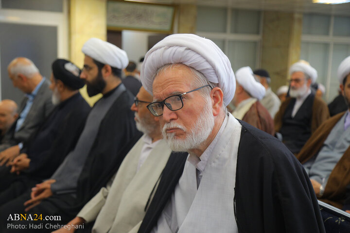 عزاداری شهادت امام صادق با حضور آیت الله نوری همدانی