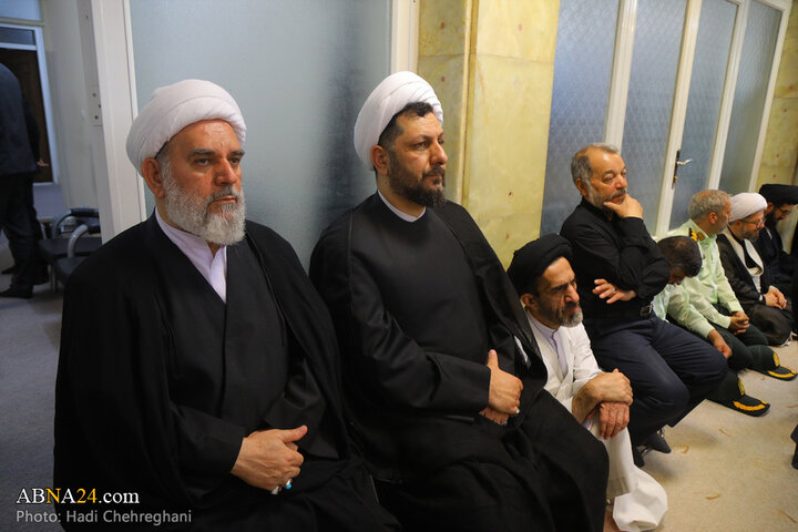 عزاداری شهادت امام صادق با حضور آیت الله نوری همدانی