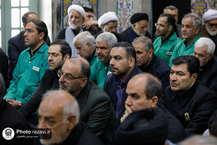 تقرير مصور/ مجلس عزاء بمناسبة ذكرى استشهاد الإمام الصادق (ع) برعاية متولي العتبة الرضوية المقدسة