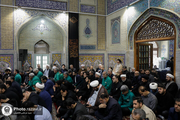 تقرير مصور/ مجلس عزاء بمناسبة ذكرى استشهاد الإمام الصادق (ع) برعاية متولي العتبة الرضوية المقدسة
