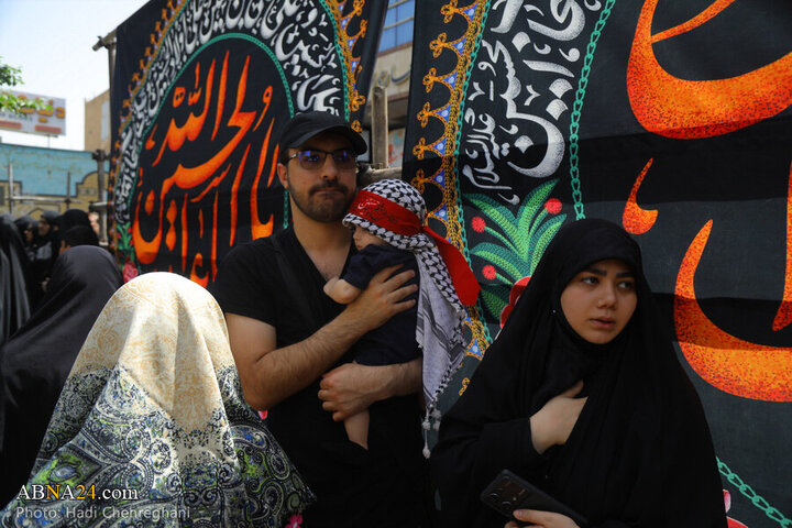 Photos: Grand Ayatollah Vahid Khorasani attend Imam Sadiq mourning procession
